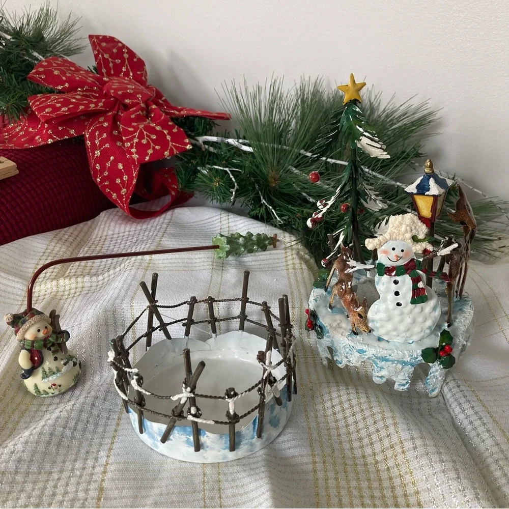 HOME INTERIORS 3pc candle set